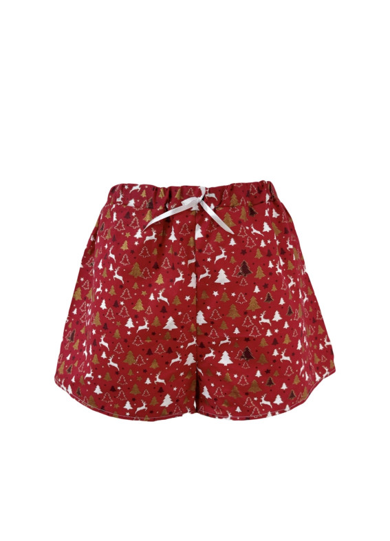 Густі ялинки та олені шорти, червоні00-00003132