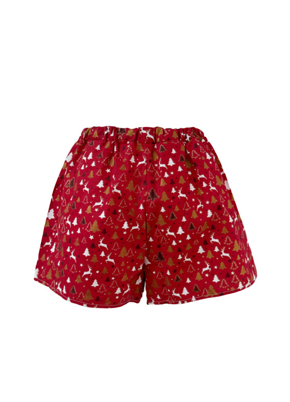 Густі ялинки та олені шорти, червоні00-00003132