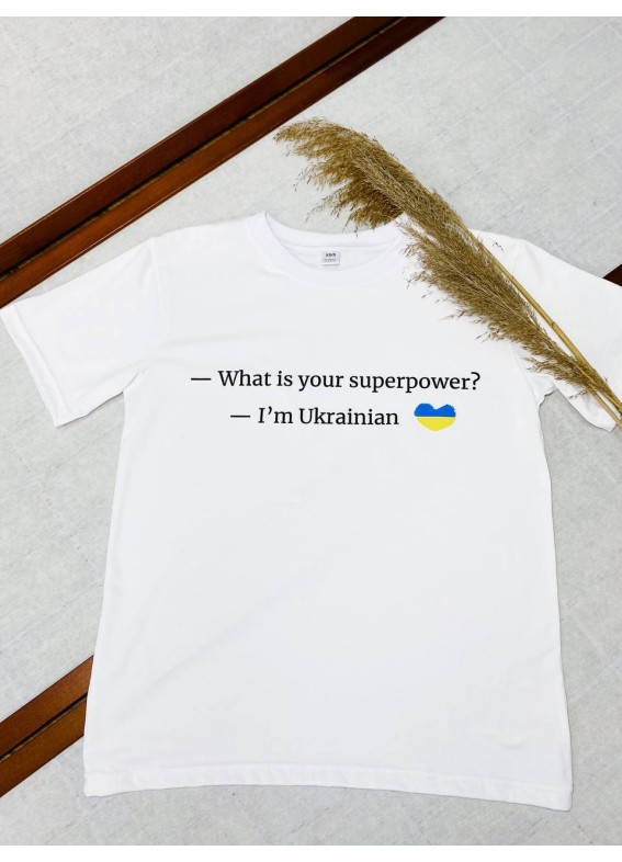 Українка, футболка жіноча, біла00-00003182