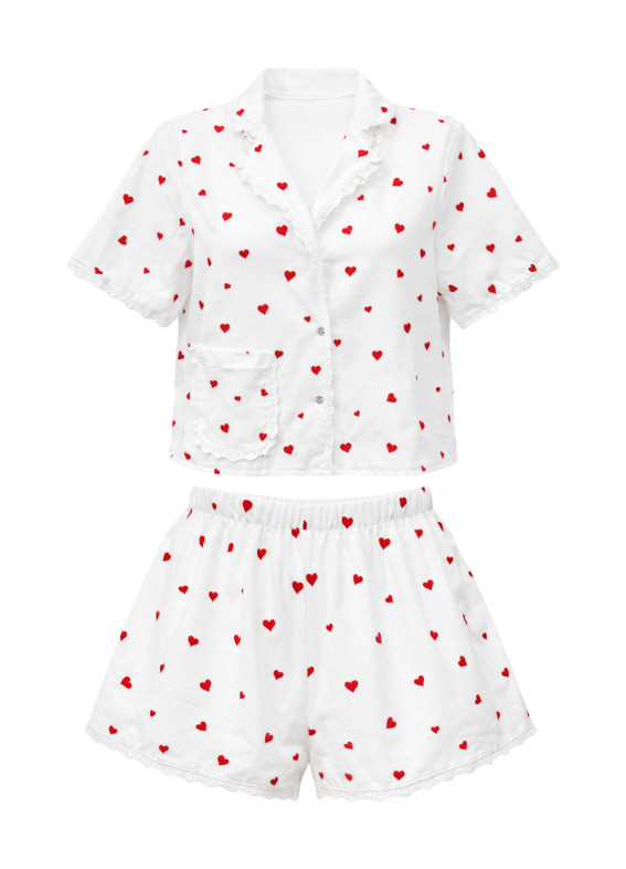 Хайді, піжама, біла00-00004681-k