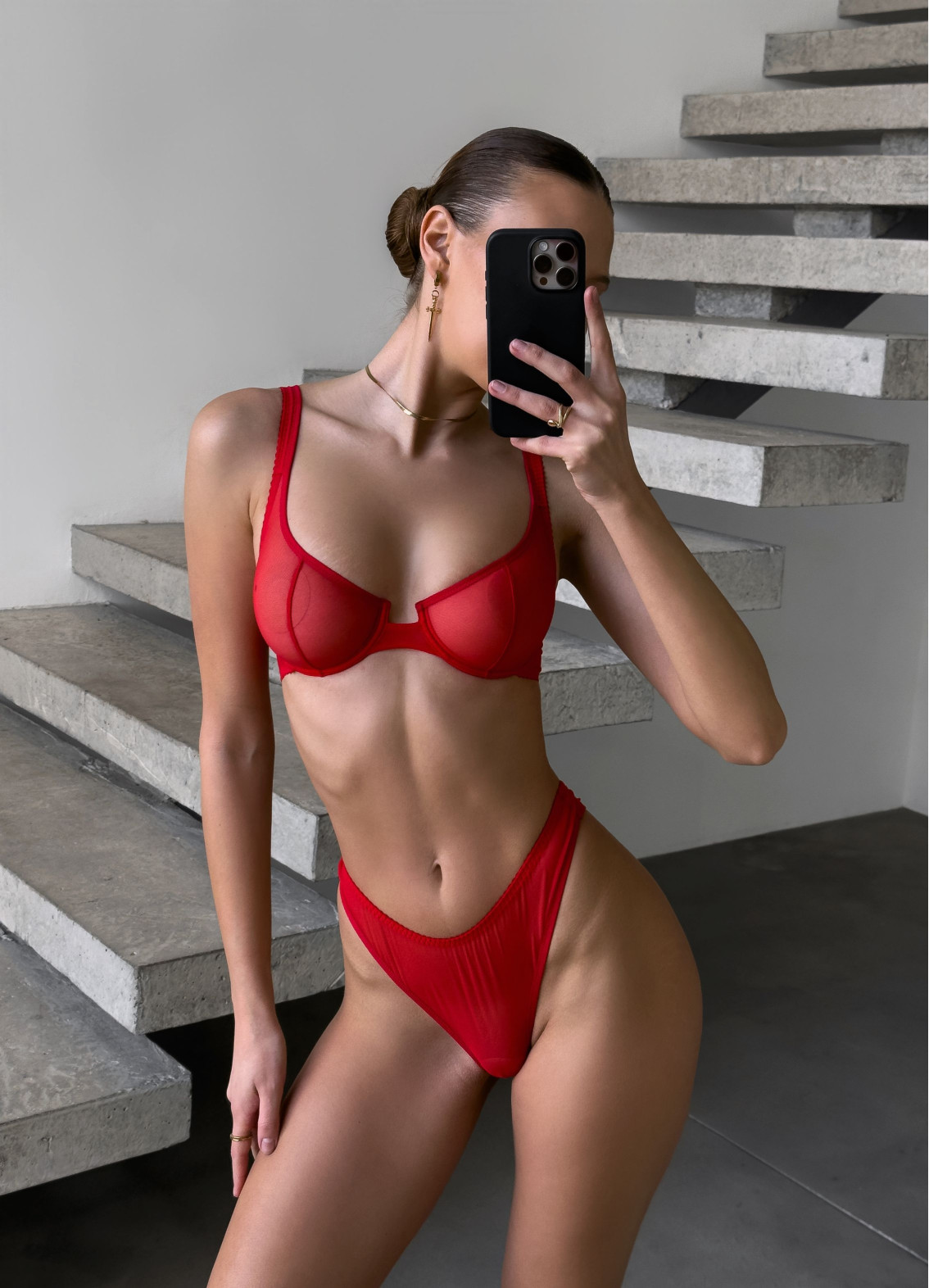 Торі, комплект, червоний00-00004814-k3