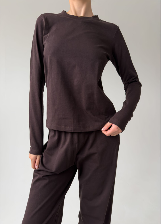 Саманта, піжама, коричнева00-00004820-k