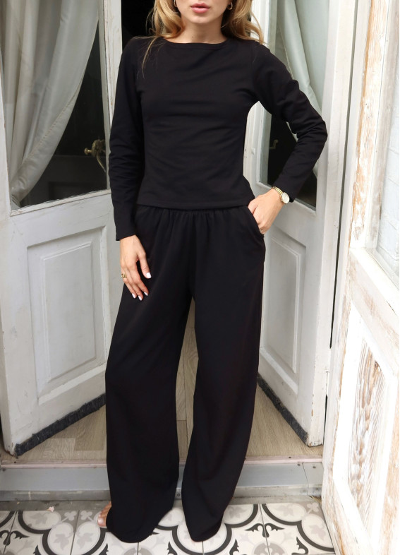 Азіза, піжама, чорна00-00005076-k