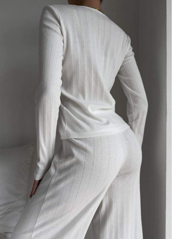 Вілена, піжама, молочна00-00005124-k