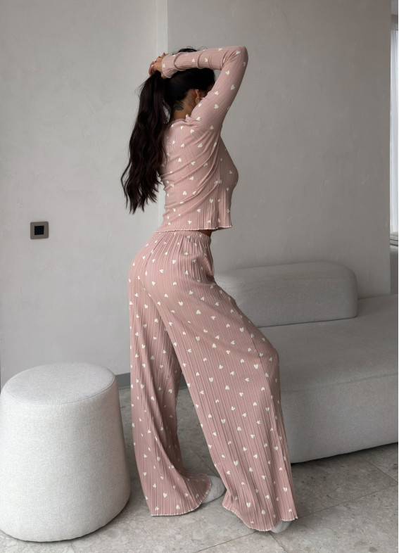 Далія, піжама, пудрова00-00005131-k