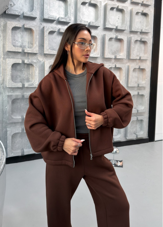 Аеліта фліс, костюм, коричневий00-00005156-k
