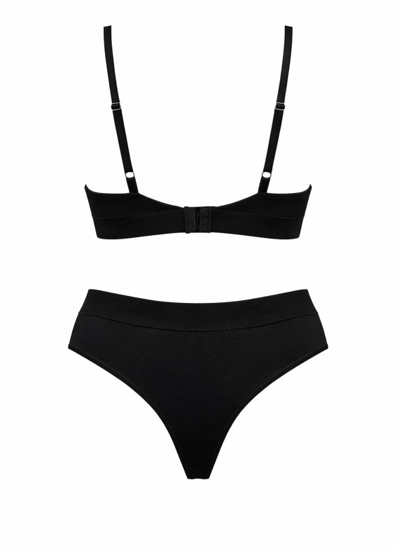 Комплект бюстгальтер та стрінги, чорний 5259-5260rs00-00005259