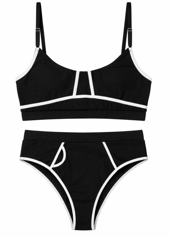 Комплект бюстгальтер з бразиліанами, чорний 5267-5268rs00-00005267