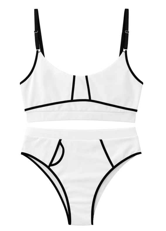 Комплект бюстгальтер з бразиліанами, білий 5267-5268rs00-00005267