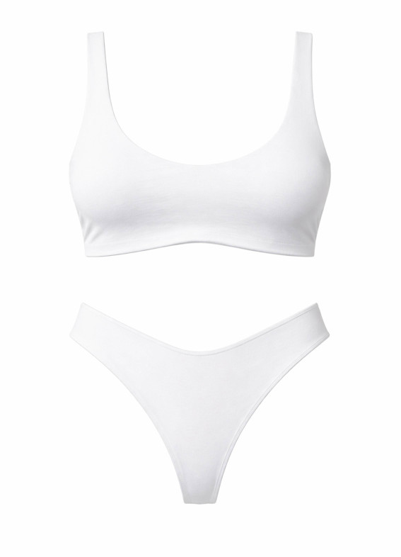 Комплект топ та бразиліани, білий 5215-5216rs00-0000515